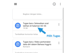 Cara Mengirim Tugas Ke Kelas Di Google Classroom Leskompi