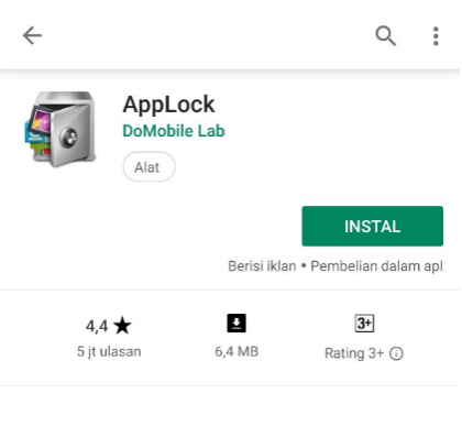 App Lock Di Playstore
