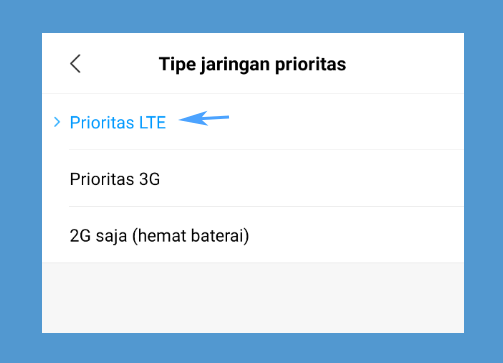 Prioritas LTE Xiaomi