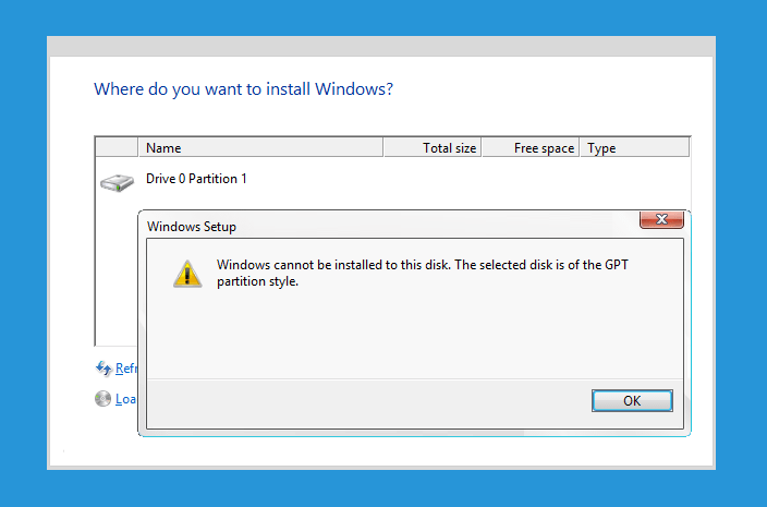 Was installed перевод. Windows cannot be installed to this Disk. Windows can't be installed on Drive 0 Partition 2. Windows cannot be installed to this Disk the selected Disk has an MBR. Windows cannot be installed this click. The selected of Partition Style перевод.