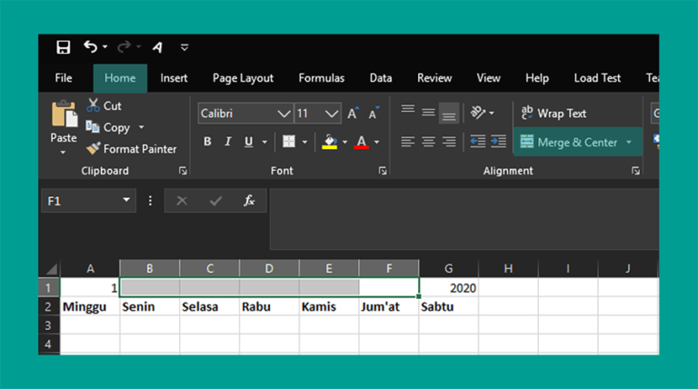 Cara Membuat Kalender di Microsoft Excel Secara Otomatis