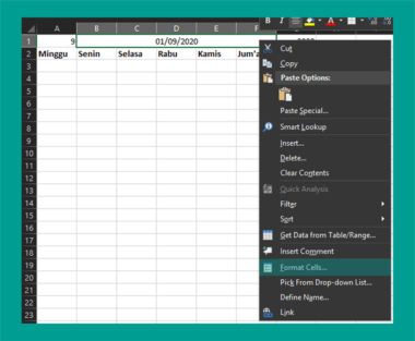 √ Cara Membuat Kalender Di Microsoft Excel Secara Otomatis