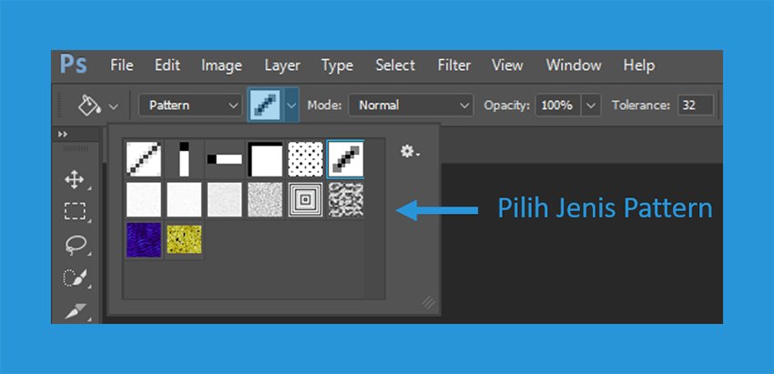Memilih Jenis Pattern