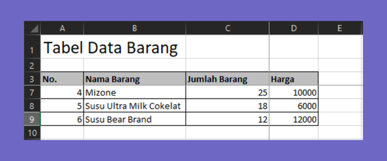 √ Cara Menambah Kolom dan Baris di Excel +Menghapusnya