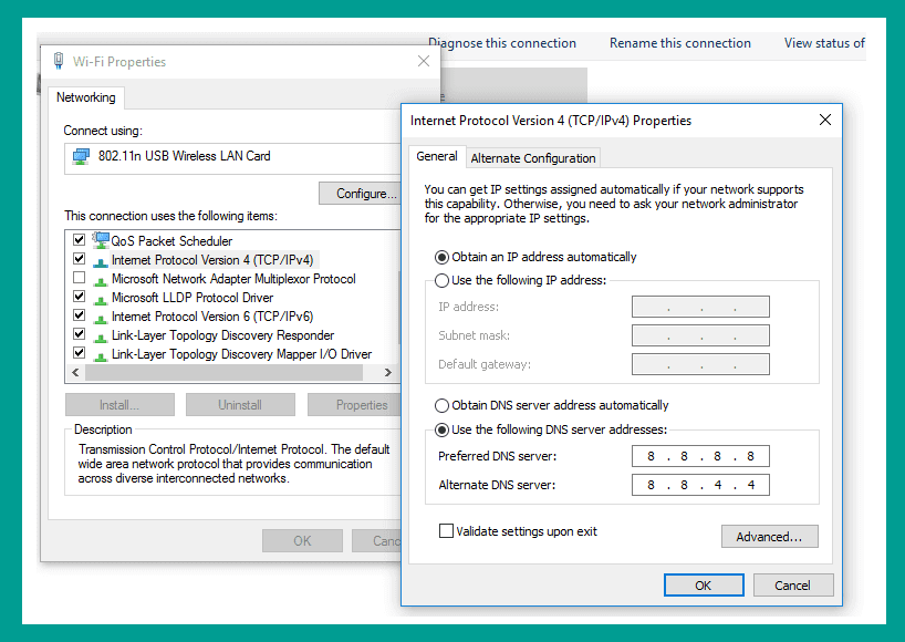 Setting DNS Server