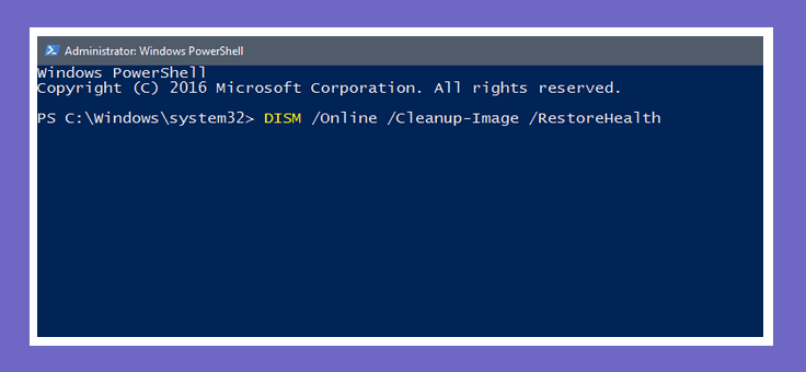 Perbaiki Sistem di Powershell Windows