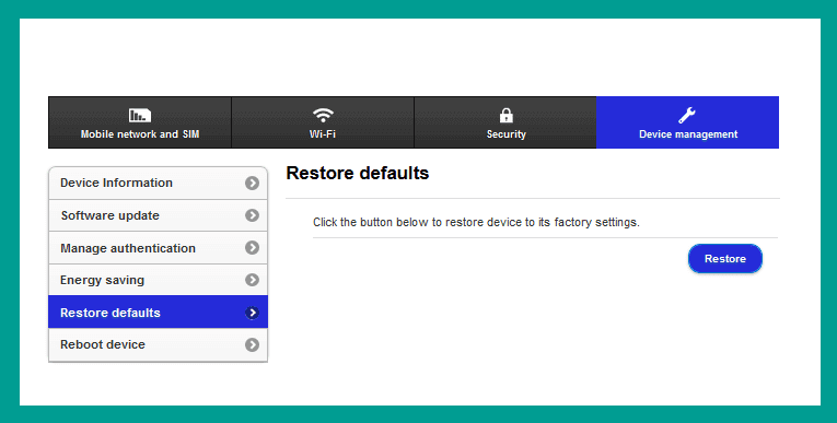 Reset Modem atau Router