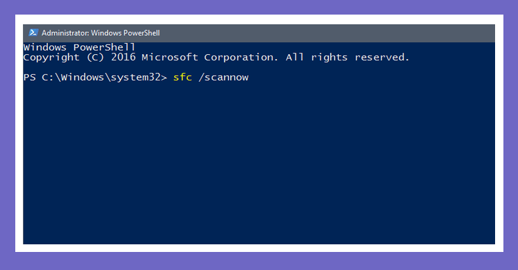 Scan Files di Powershell Windows