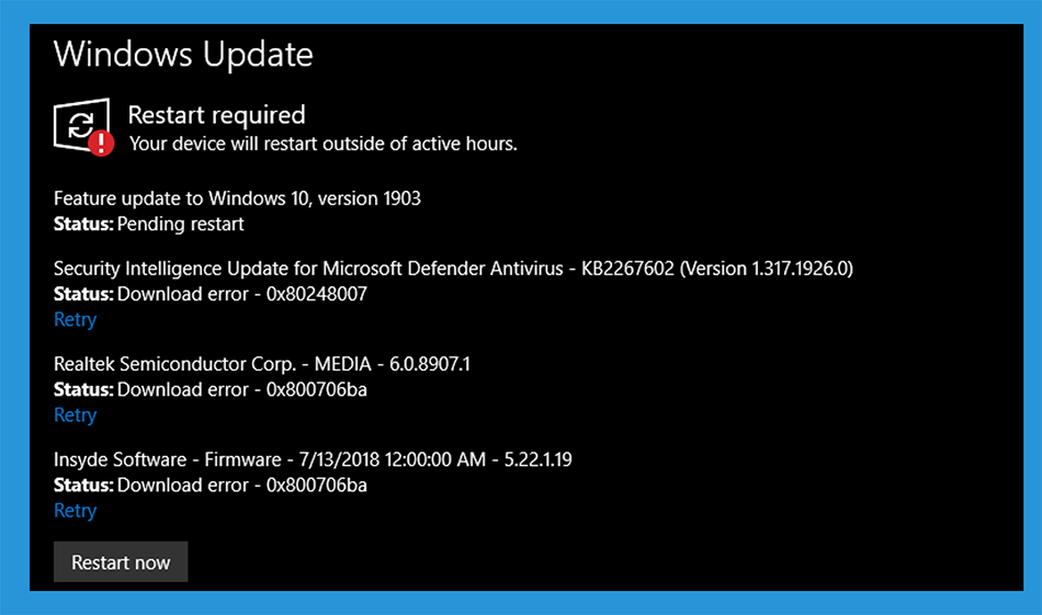 Update Windows di PC