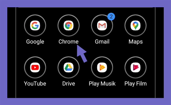 Aplikasi Chrome Android