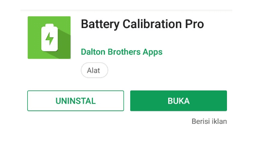 Aplikasi Battery Calibration HP Xiaomi