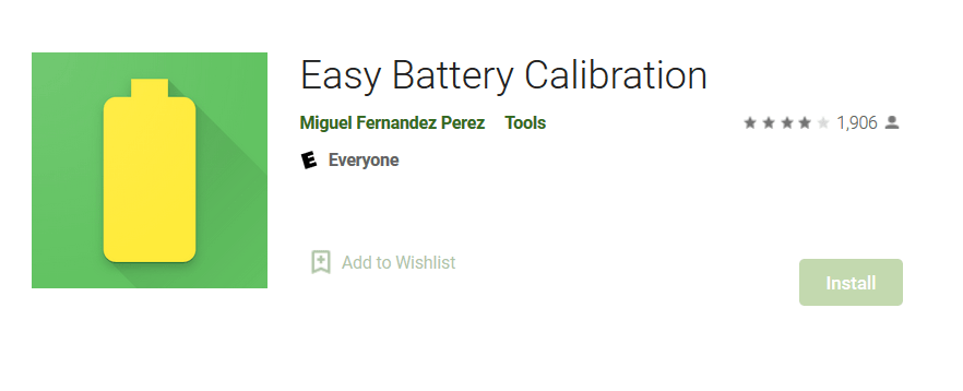 Aplikasi Easy Battery Calibration