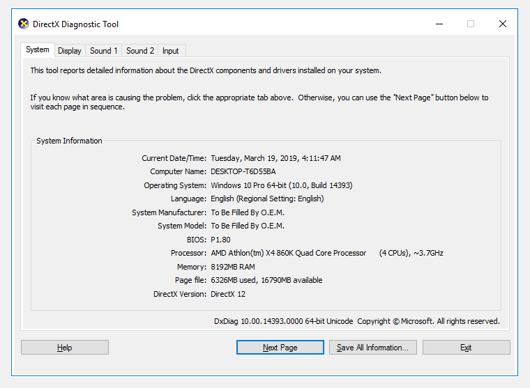 cara update directx windows 10