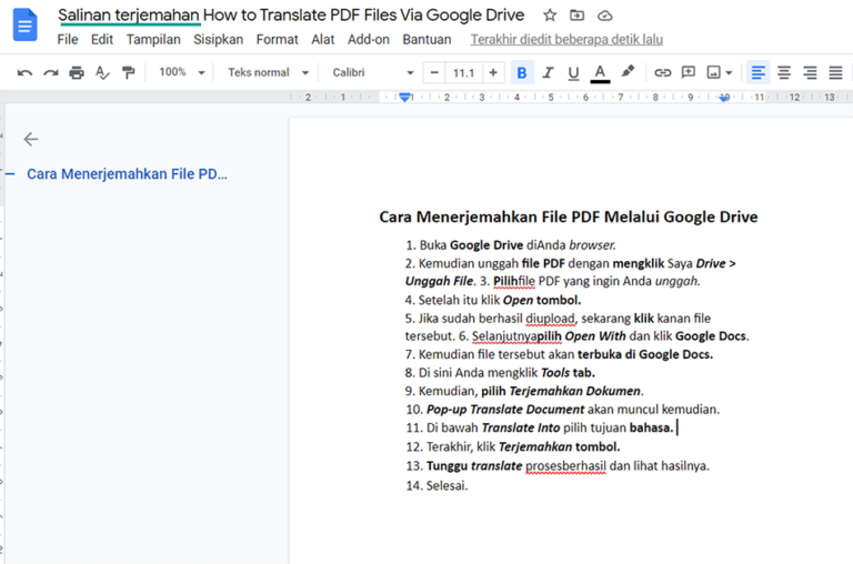 4 Cara Mudah Translate File PDF (Inggris Ke Indonesia)