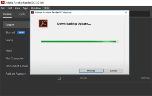 update adobe reader