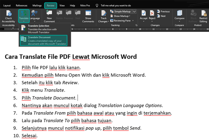 4 Cara Mudah Translate File PDF (Inggris Ke Indonesia)