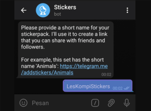 Cara Mudah Membuat Stiker Telegram Sendiri (Untuk Chat)