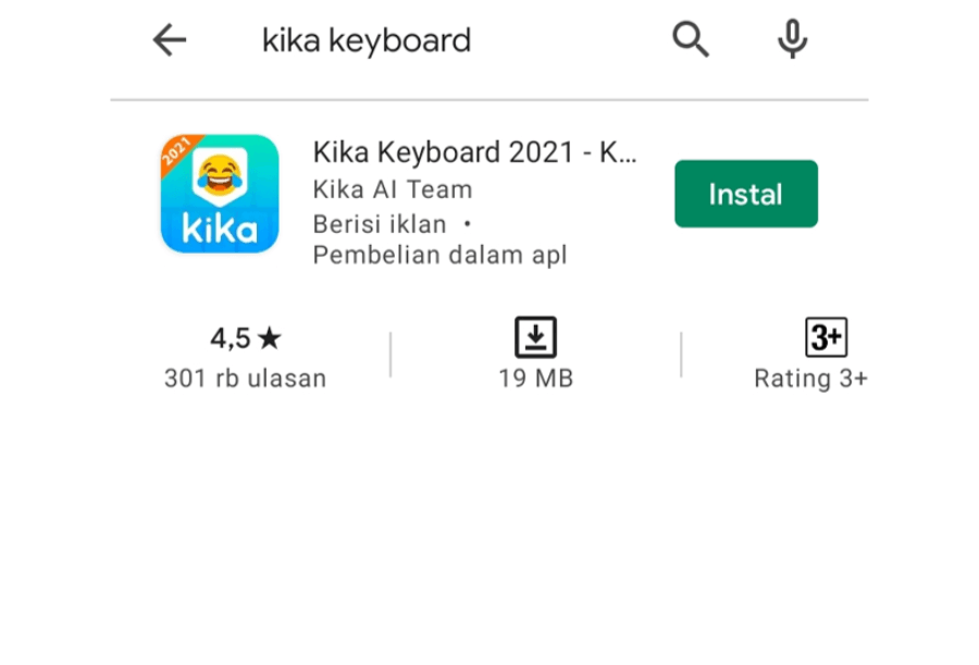 Aplikasi Kika Keyboard