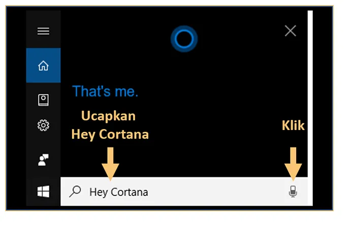 Perintah Hei Cortana